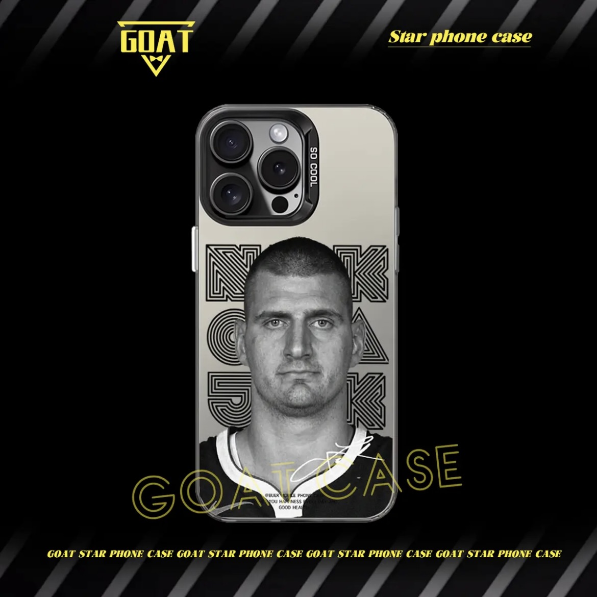 球星頭像｜彩銀球星手機殼-CASEZONE