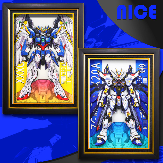 機動戰士鋼彈 3D立體畫-CASEZONE