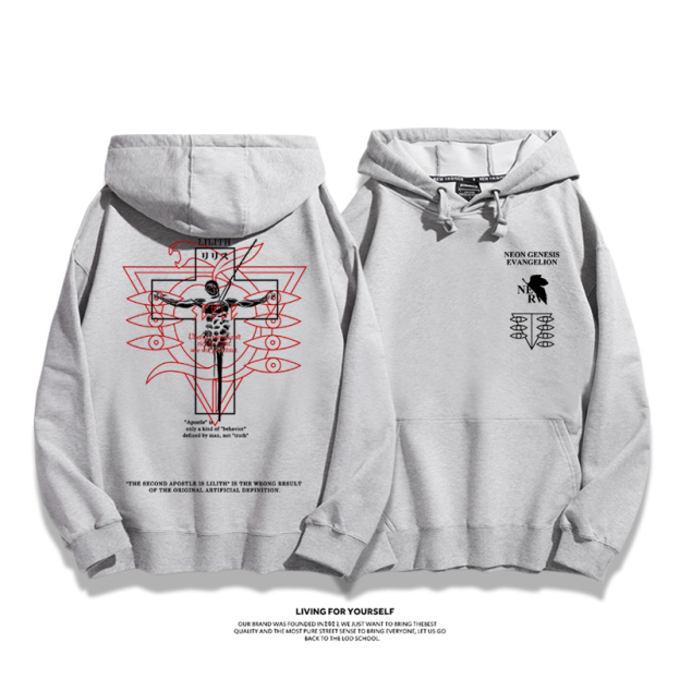 新世紀福音戰士新款 親子情侶男女款連帽衛衣-CASEZONE