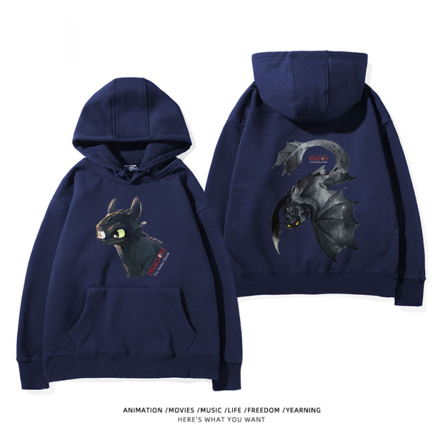 馴龍高手聯名史迪仔新款 親子情侶男女款連帽衛衣-ZUIHANG SHOP