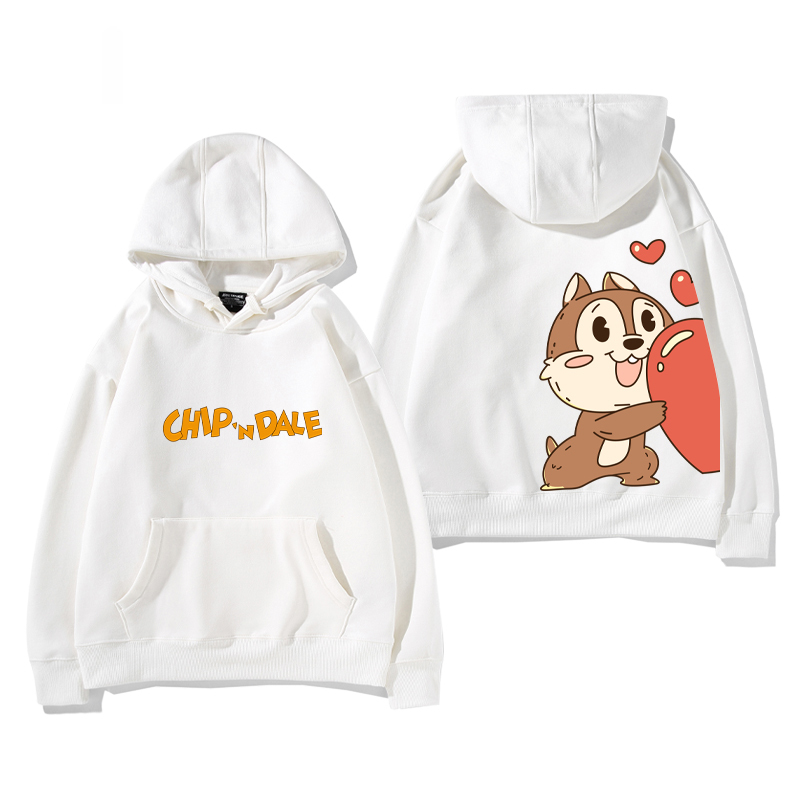 奇奇和蒂蒂新款 親子情侶男女款連帽衛衣-CASEZONE