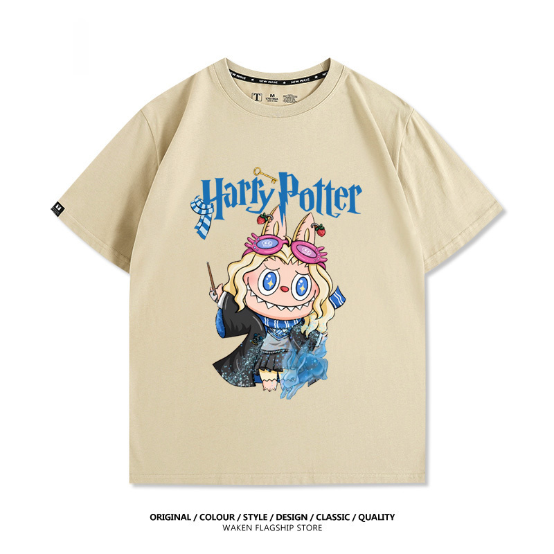 LabubuX哈利波特 印花短袖T恤-CASEZONE