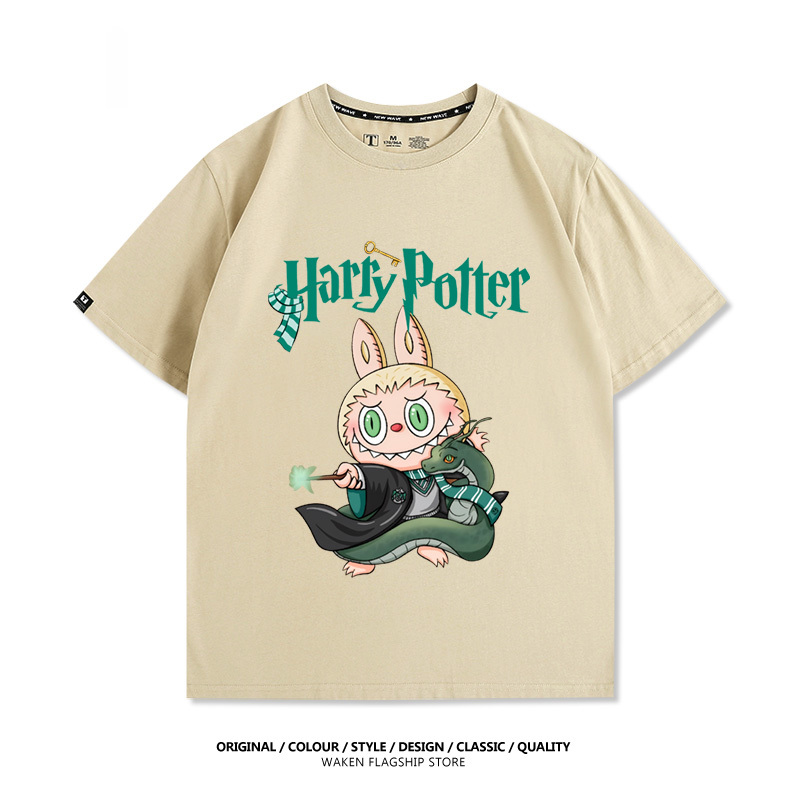 LabubuX哈利波特 印花短袖T恤-CASEZONE