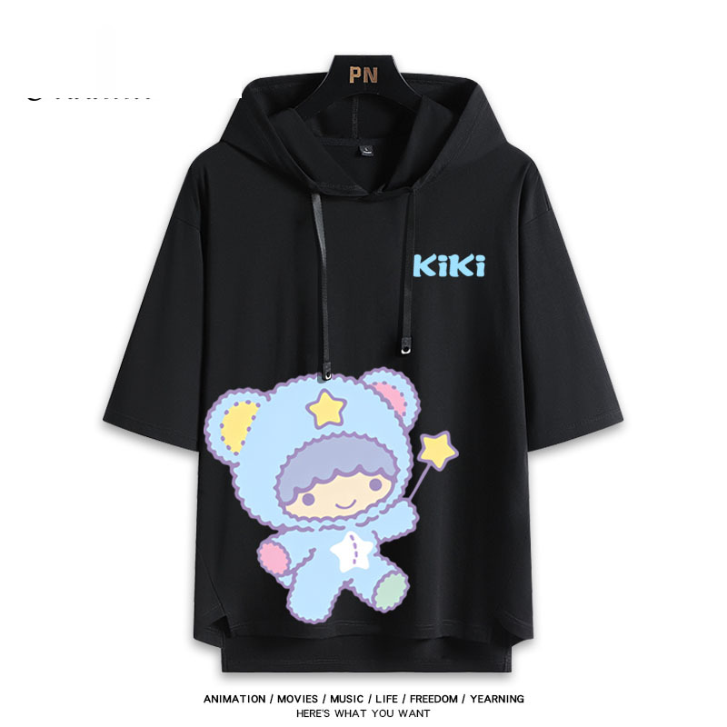 雙子星 Little twin stars 連帽短袖T恤