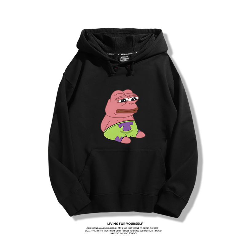 派大星新款 親子情侶男女款連帽衛衣-CASEZONE