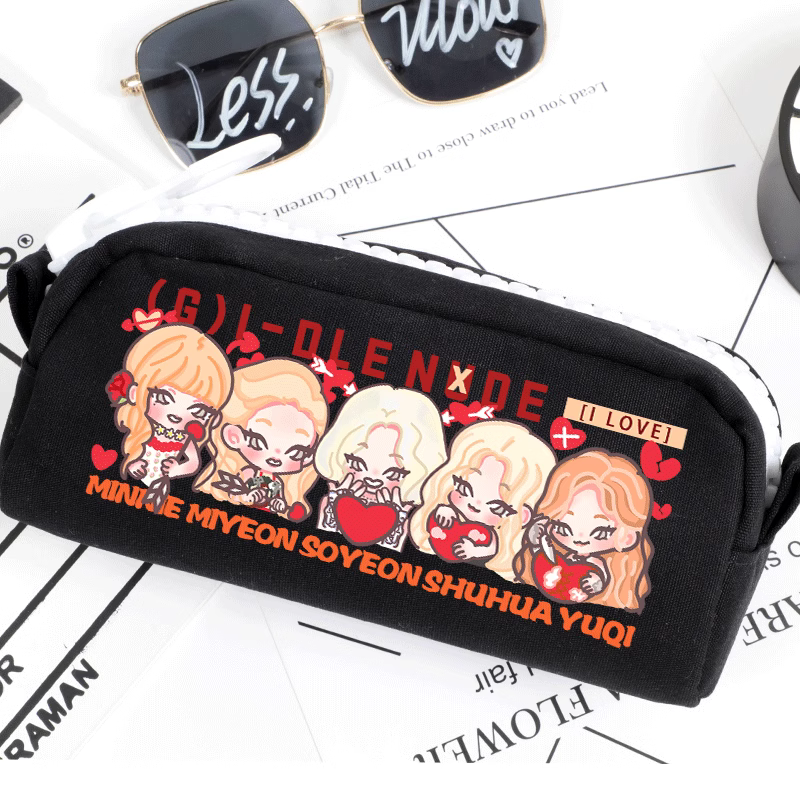 (G)I-DLE 專輯應援 同人筆袋收納文具盒-CASEZONE