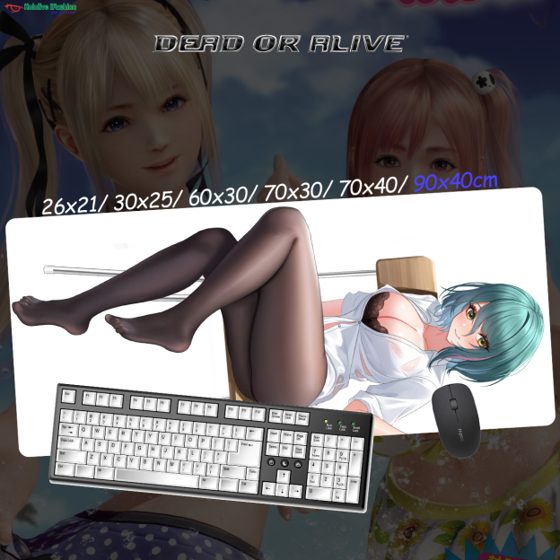 生死格鬥系列 超大鎖邊主題桌墊 布質滑鼠墊