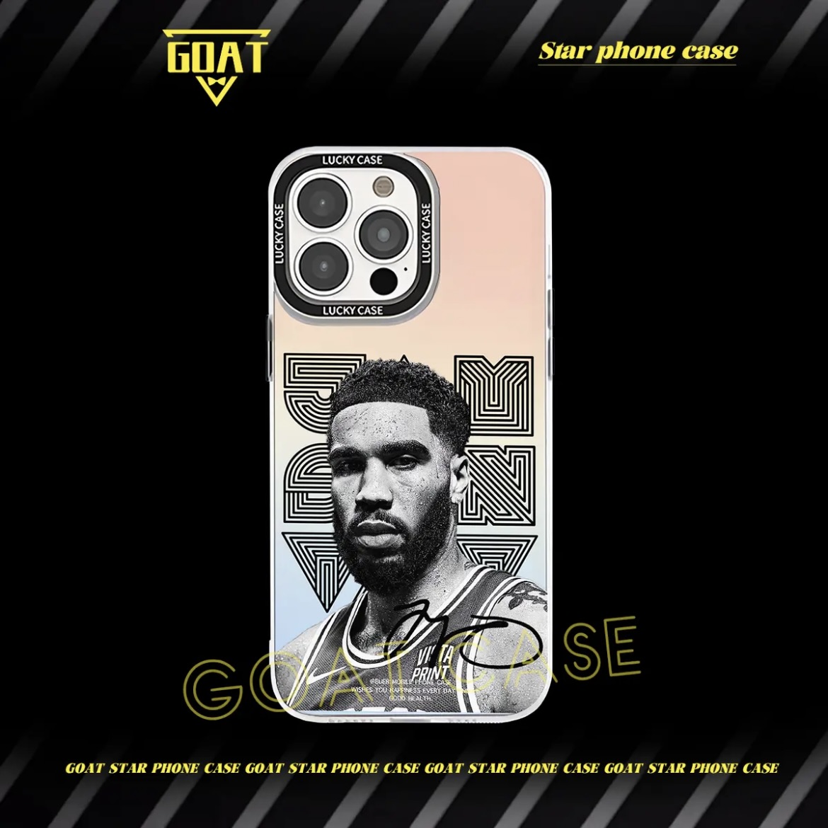 球星肖像｜極光鐳射球星手機殼-CASEZONE