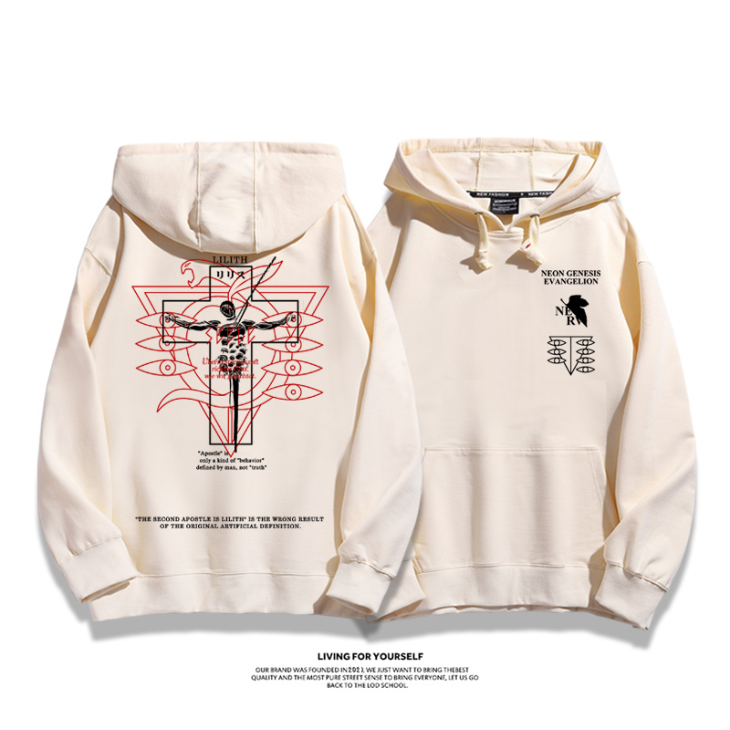 新世紀福音戰士新款 親子情侶男女款連帽衛衣-CASEZONE