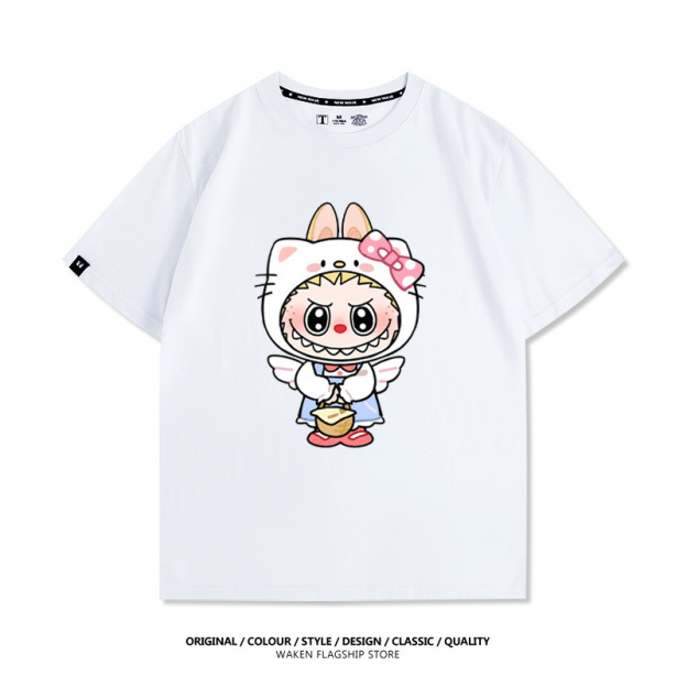 LabubuX三麗鷗 印花短袖T恤-CASEZONE