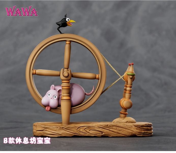 【預購】wawa工作室 宮崎駿桌面小擺件系列 奔跑坊寶寶