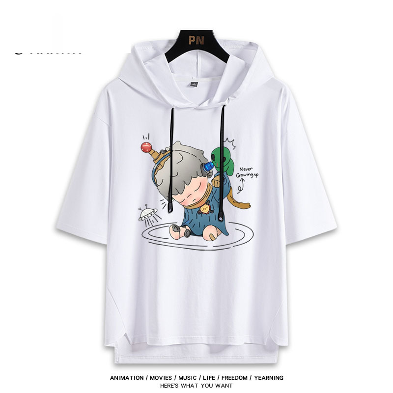 Hirono小野 連帽短袖T恤-CASEZONE