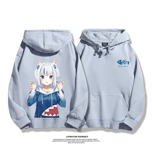 Gawr Gura 2025秋冬新款 親子情侶男女連帽衛衣-ZUIHANG SHOP