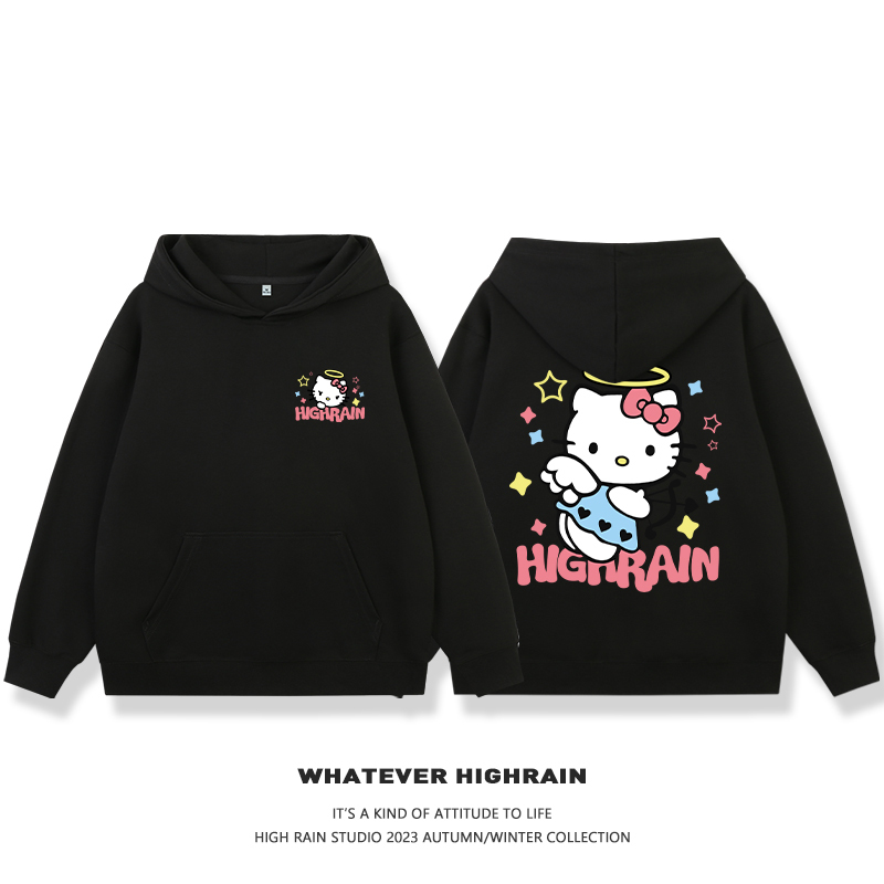 HelloKitty新款 親子情侶男女款連帽衛衣-CASEZONE