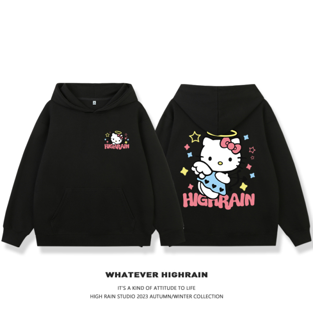 HelloKitty新款 親子情侶男女款連帽衛衣-CASEZONE
