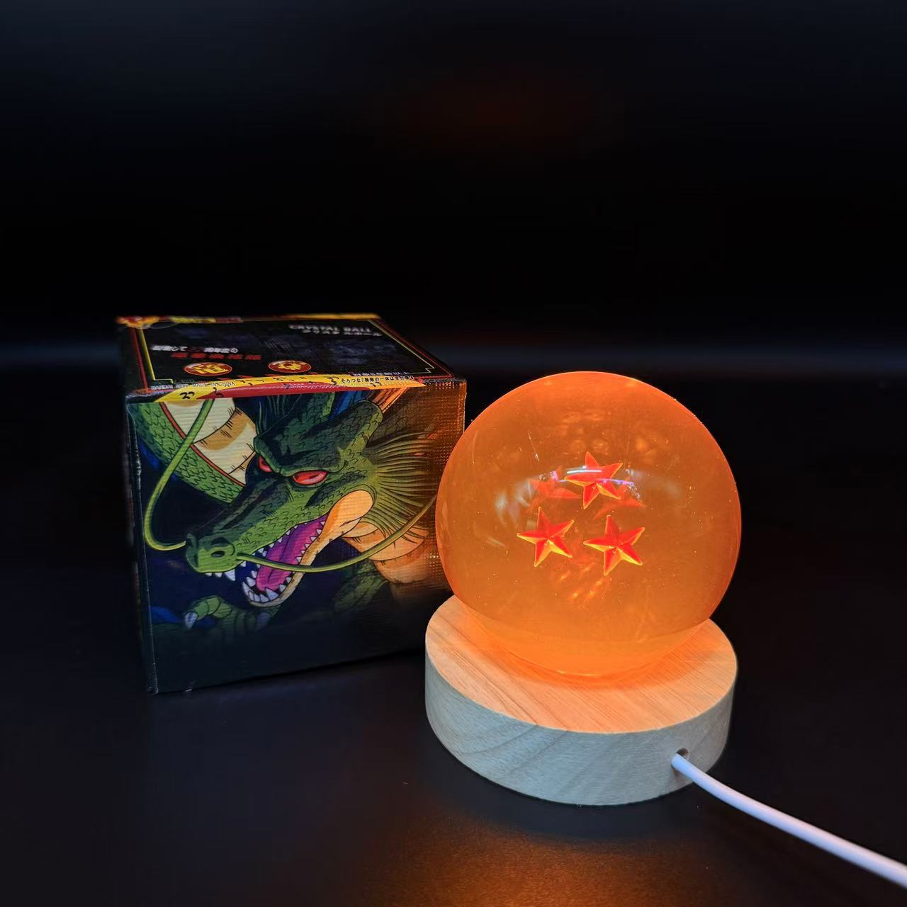 七龍珠 七星龍珠水晶球 LED創意桌面擺件-CASEZONE
