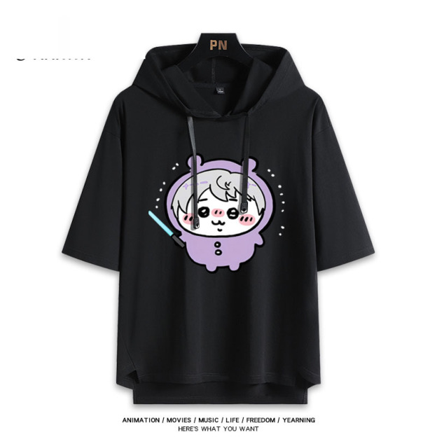 Chiikawa 忘本 連帽短袖T恤