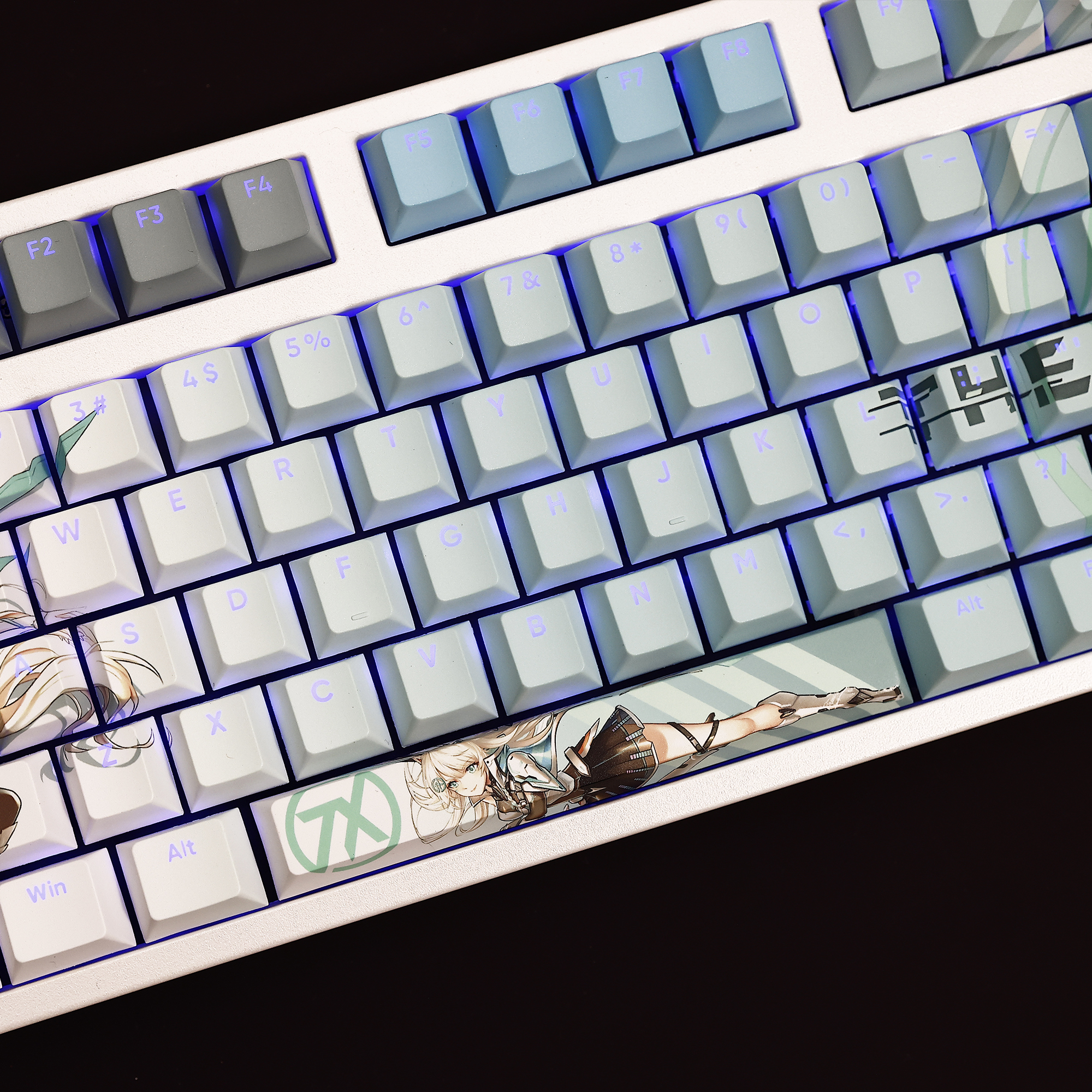 天選姬透光RGB108鍵標準配列衛星軸鍵帽-CASEZONE