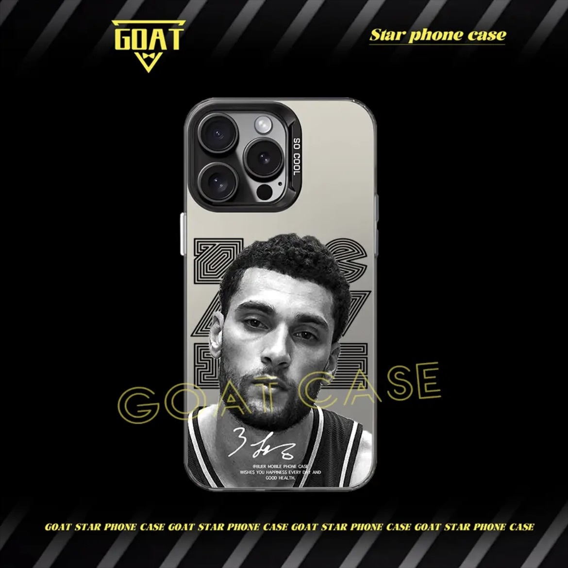 球星頭像｜彩銀球星手機殼-CASEZONE