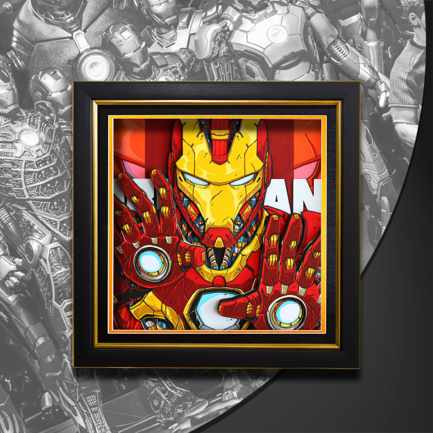 鋼鐵人 3D立體畫-CASEZONE