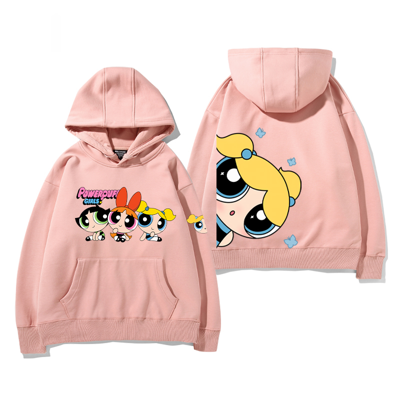 飛天小女警新款 親子情侶男女款連帽衛衣-CASEZONE