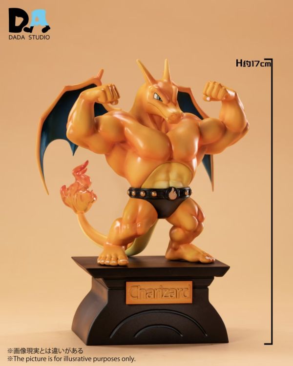【預購】DA工作室 肌肉石像噴火龍