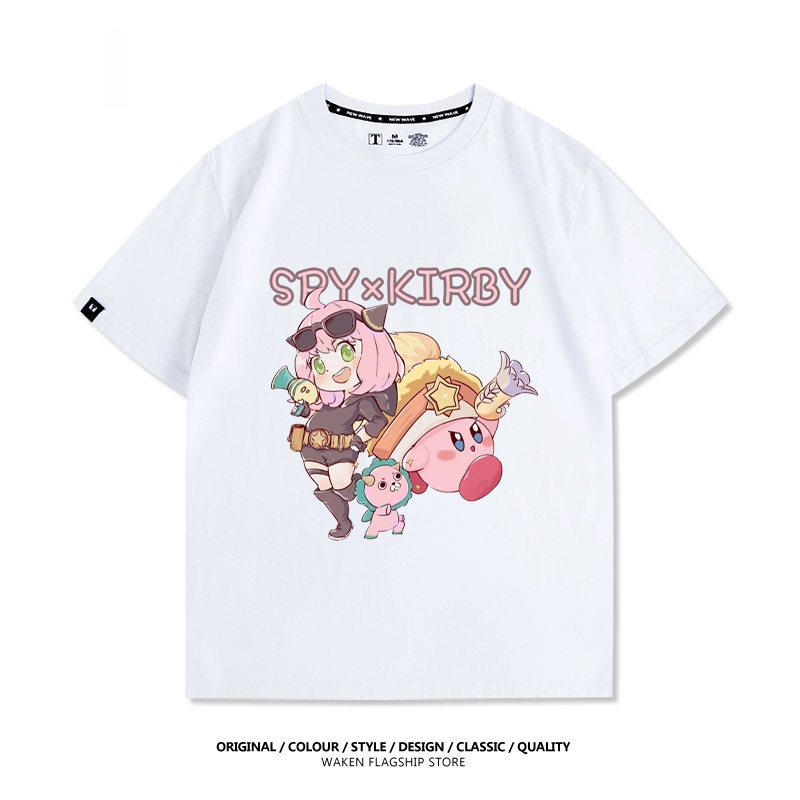 星之卡比X安妮亞 印花短袖T恤-CASEZONE