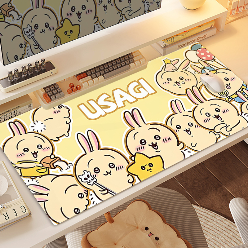 Chiikawa 主題桌墊 布質滑鼠墊-CASEZONE