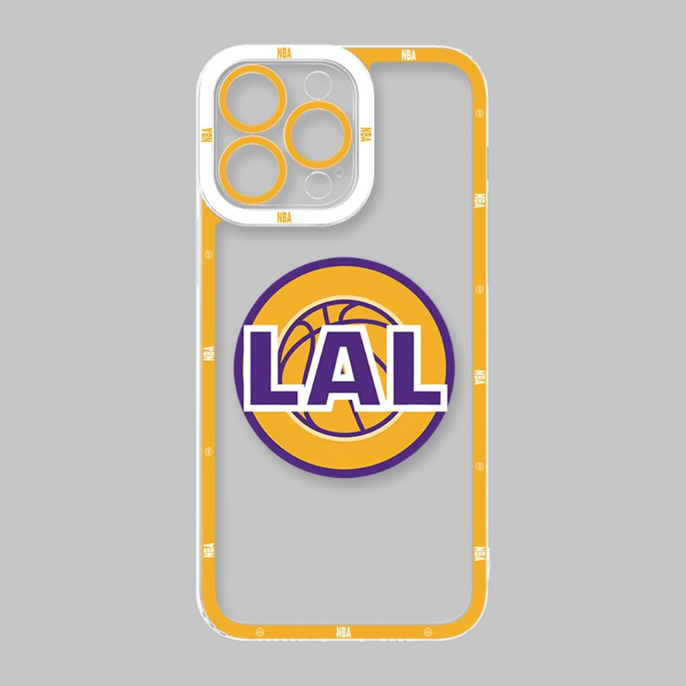 NBA隊徽透明防摔軟殼-CASEZONE