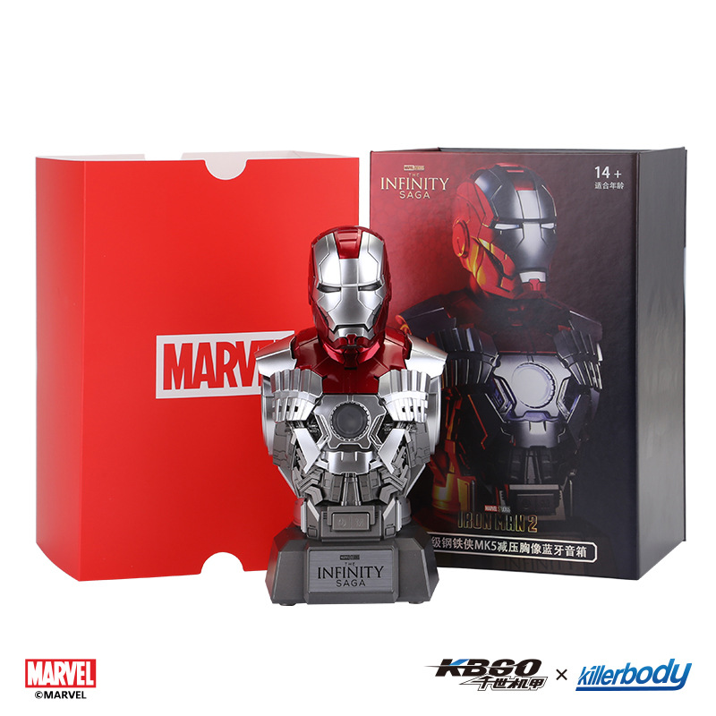 Killerbody 千世機甲 鋼鐵俠MK5 減壓胸像 雙5W藍牙音箱-CASEZONE