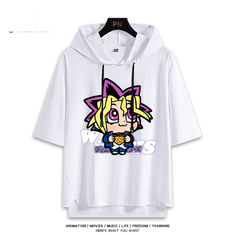 遊戲王 武藤遊戲 連帽短袖T恤-CASEZONE