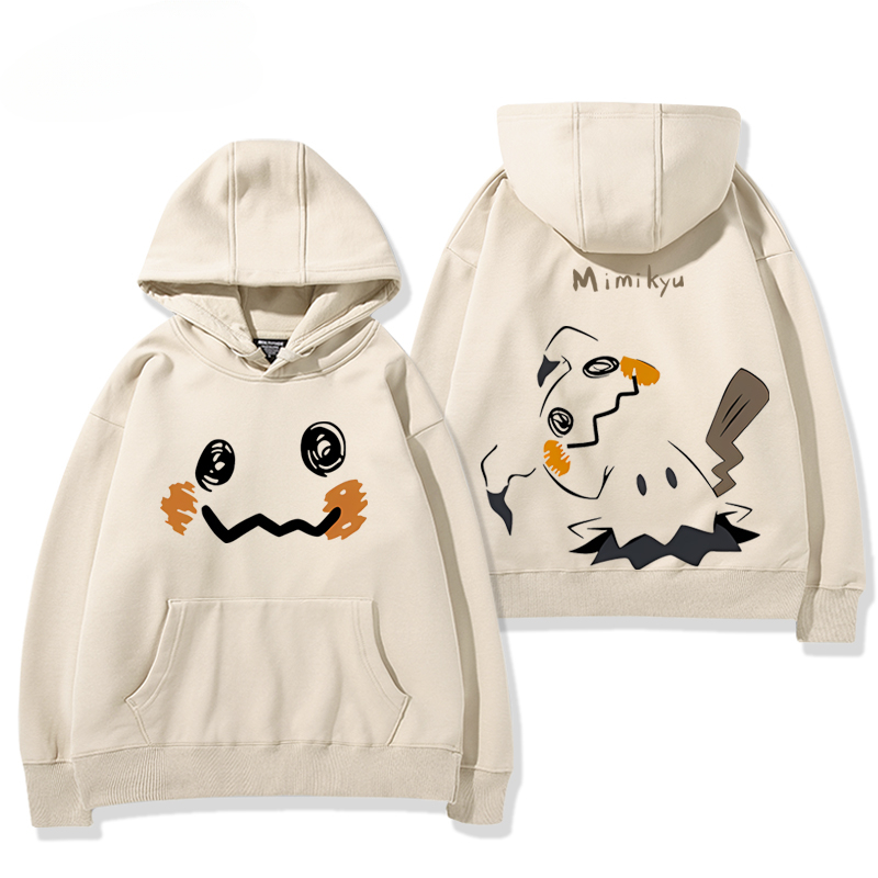 寶可夢 聯名衛衣2024秋冬新款親子情侶裝薄絨款連帽衛衣