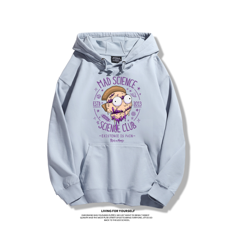 瑞克和莫蒂新款 親子情侶男女款連帽衛衣-CASEZONE