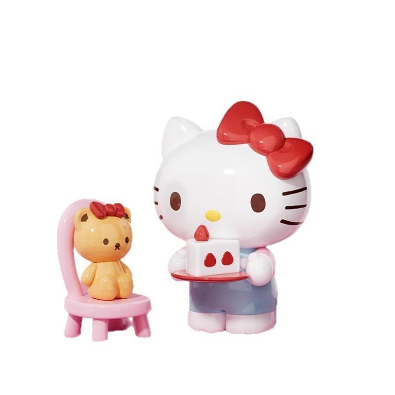 新款正版Hello Kitty日常生活系列 | 凱蒂貓周邊 | 潮流玩具擺件禮物-CASEZONE