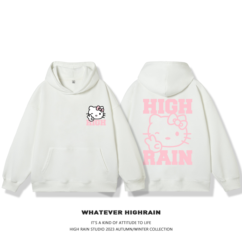 HelloKitty新款 親子情侶男女款連帽衛衣-CASEZONE