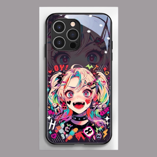 小丑女新款高清全包防摔玻璃殼-CASEZONE