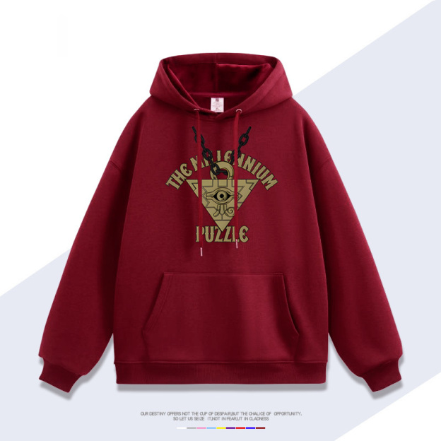 遊戲王 聯名衛衣2025秋冬新款 親子情侶裝連帽衛衣