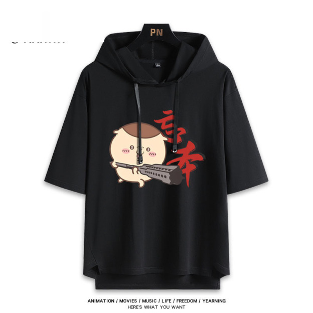 Chiikawa 忘本 連帽短袖T恤-ZUIHANG SHOP