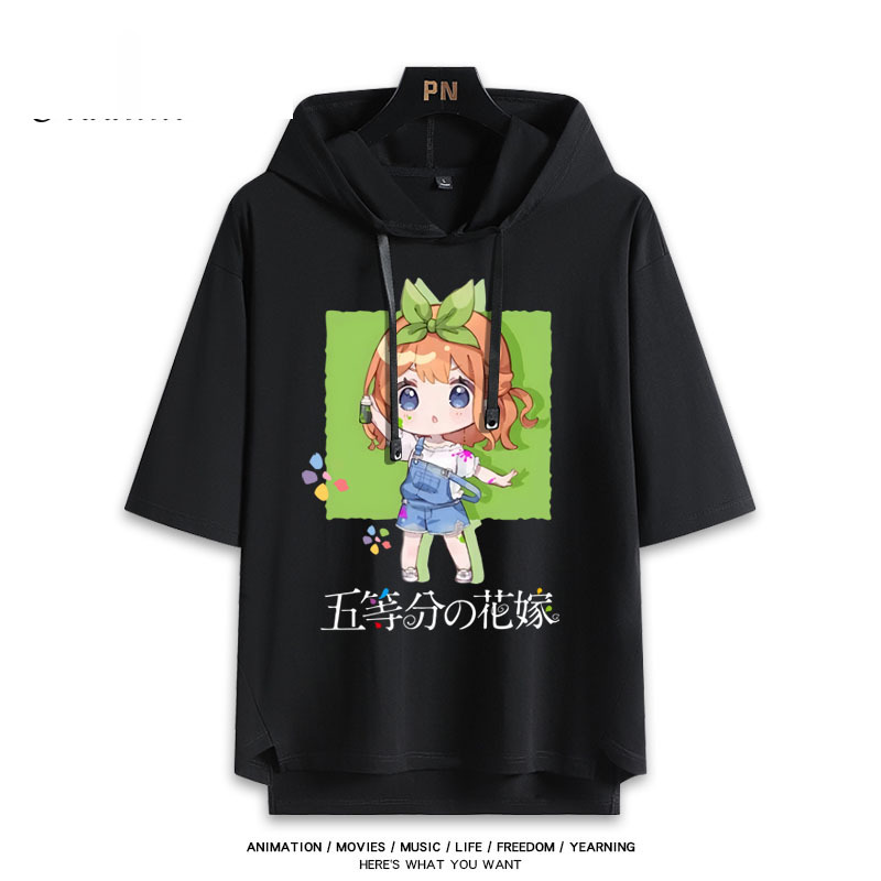 五等分的新娘 連帽短袖T恤