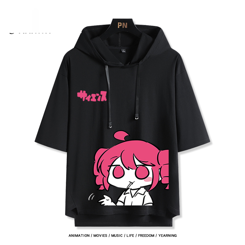 初音未來 Miku&Teto 連帽短袖T恤