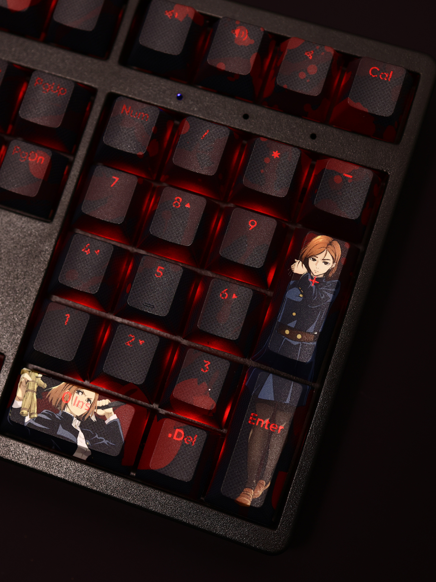 釘崎野薔薇透光RGB108鍵標準配列衛星軸鍵帽-CASEZONE