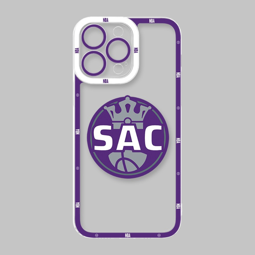 NBA隊徽透明防摔軟殼-CASEZONE