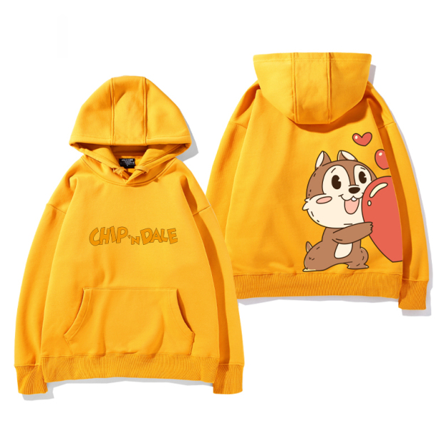 奇奇和蒂蒂新款 親子情侶男女款連帽衛衣-CASEZONE