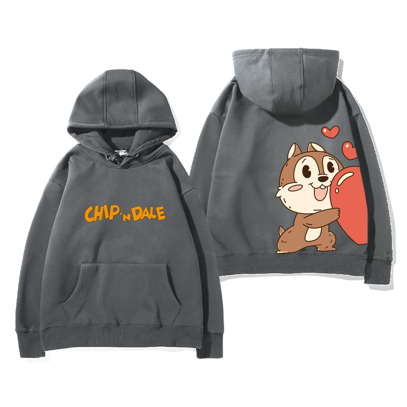 奇奇和蒂蒂新款 親子情侶男女款連帽衛衣-CASEZONE