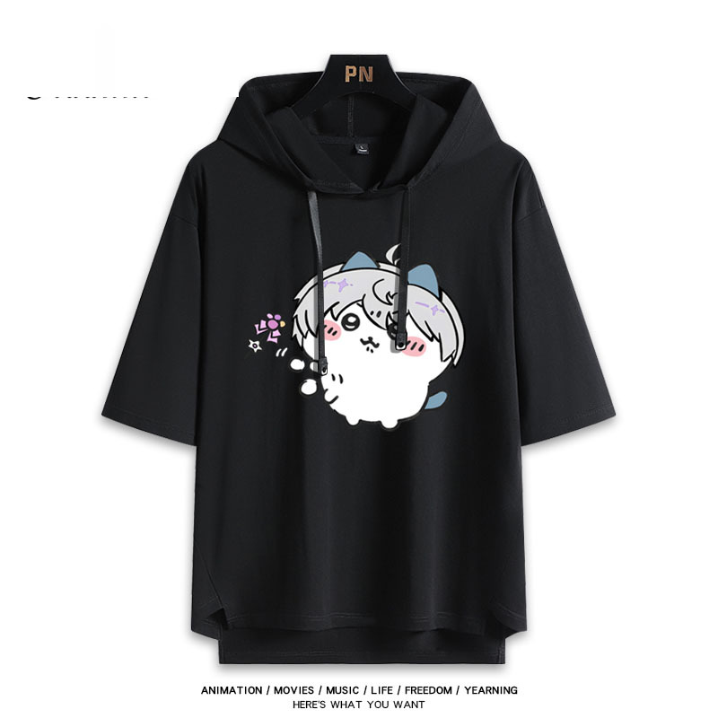 Chiikawa 忘本 連帽短袖T恤