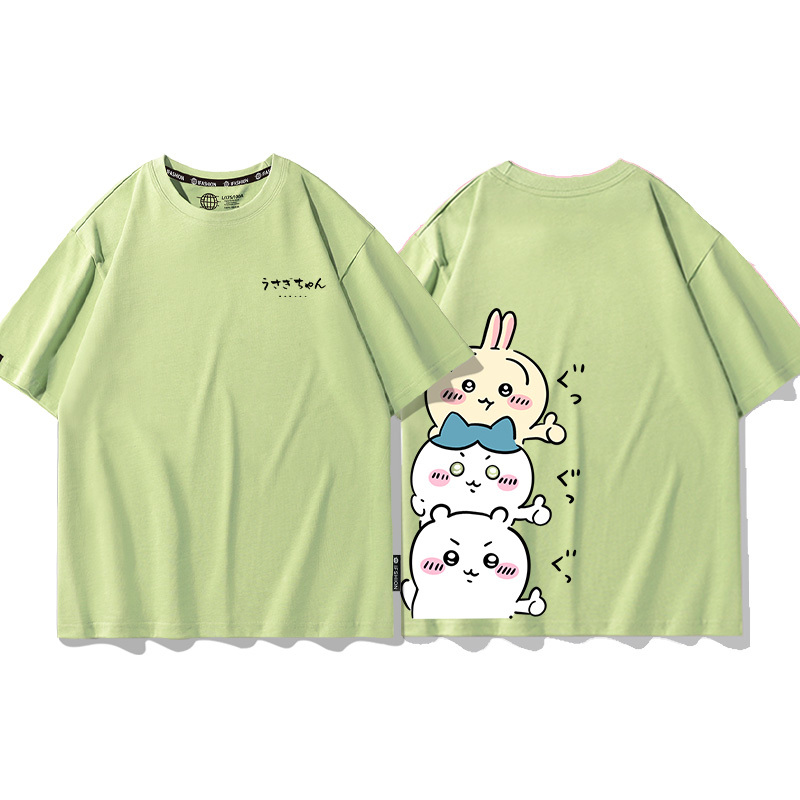 Chiikawa 2024親子情侶男女同款 T恤-CASEZONE