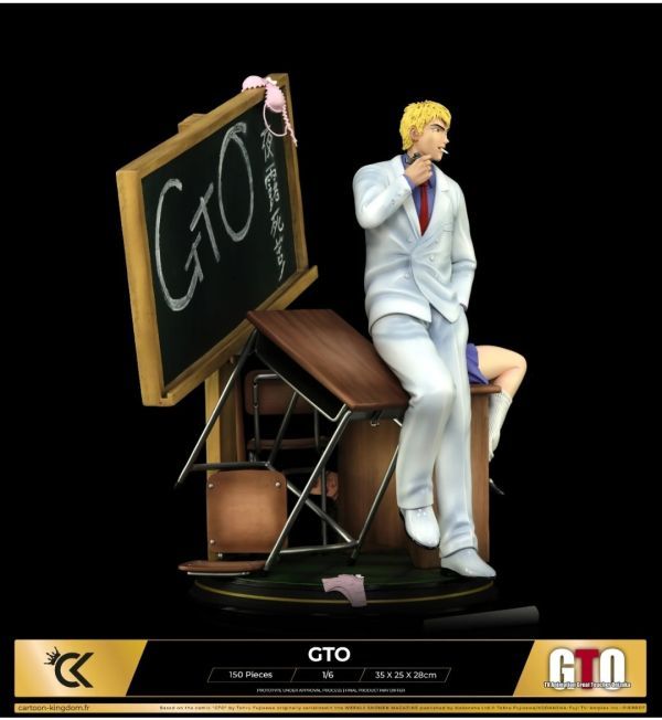 【預購】正版授權 Cartoon Kingdom（CK） 麻辣教師 GTO 鬼冢英吉 1/6雕像-CASEZONE