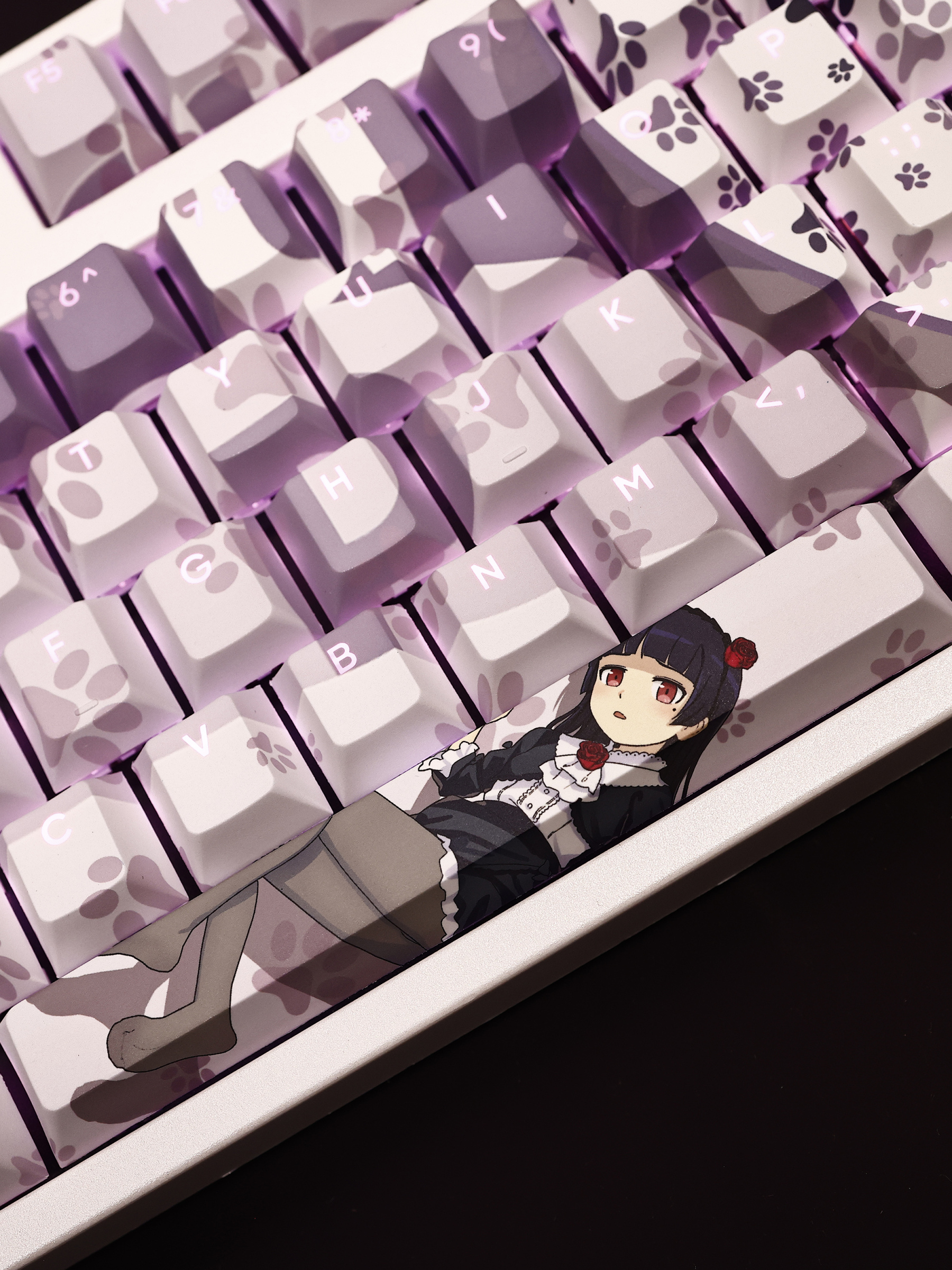 五更琉璃透光RGB108鍵標準配列衛星軸鍵帽-CASEZONE