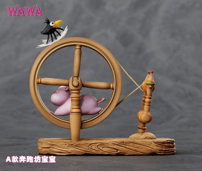 【預購】wawa工作室 宮崎駿桌面小擺件系列 奔跑坊寶寶