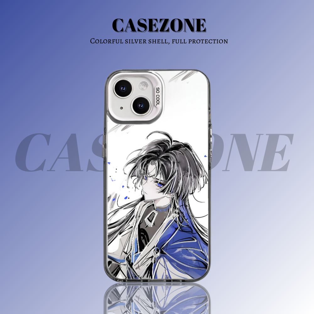 原神彩銀防摔手機殼-CASEZONE